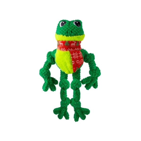 Χριστουγεννιάτικο παιχνίδι σκύλου KONG Holiday Knots Frog L/XL