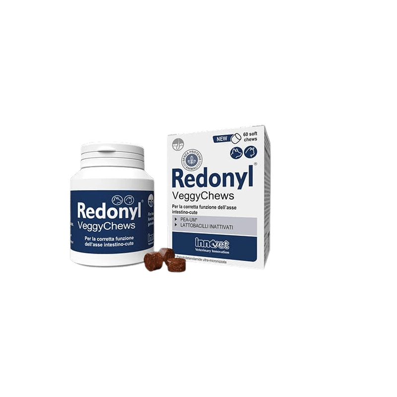 Υποαλλεργικές λιχουδιές για το δέρμα σκύλου και γάτας INNOVET REDONYL Veggy chews