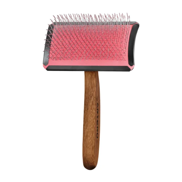 Επαγγελματική βούρτσα ARTERO Simba slicker curved pink
