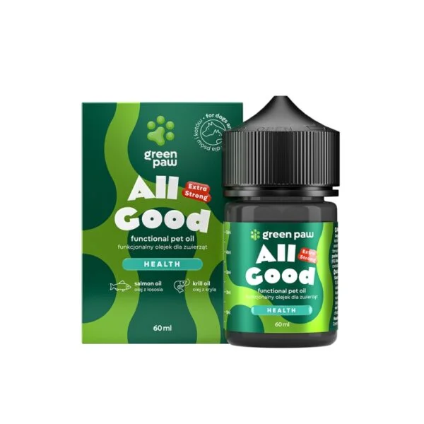 Θεραπευτικές Σταγόνες με Έλαιο Krill & κάνναβη Green Paw all good 60ml