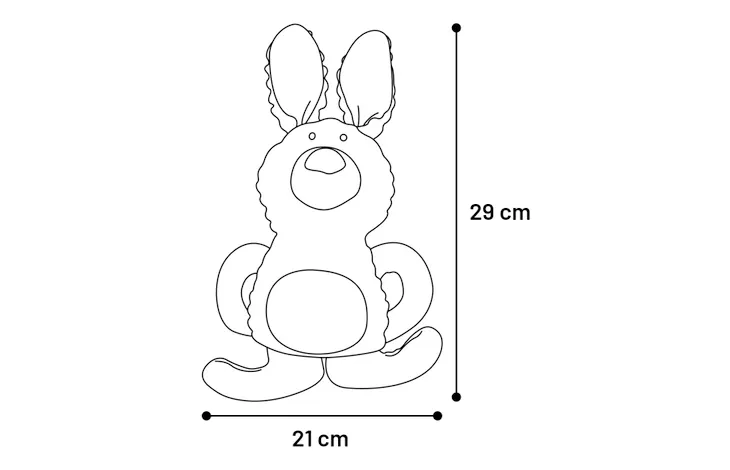 Παιχνίδι σκύλου FLAMINGO Ilva rabbit - Image 4