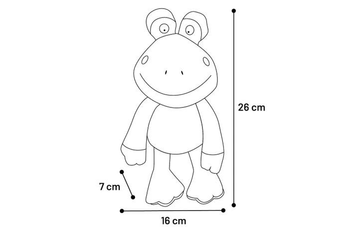 Παιχνίδι σκύλου FLAMINGO Kermi Frog - Image 2