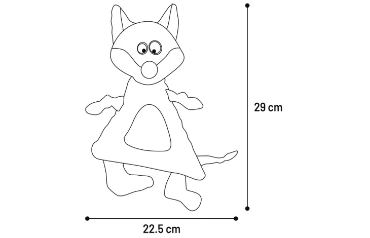 Παιχνίδι σκύλου FLAMINGO Kareau Fox brown - Image 3