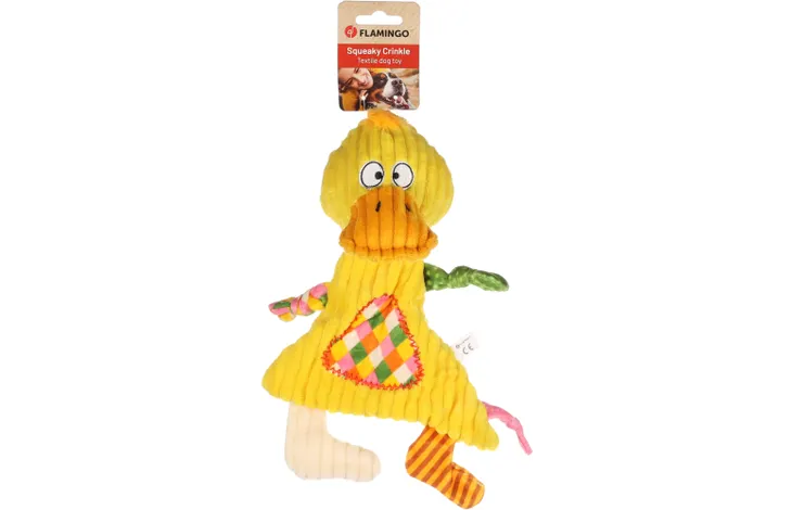 Παιχνίδι σκύλου FLAMINGO Kareau duck yellow