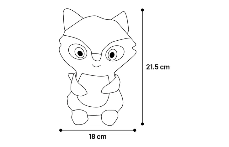 Παιχνίδι σκύλου FLAMINGO Koppo Racoon - Image 3