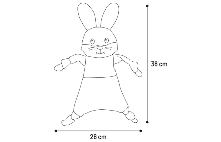 Παιχνίδι σκύλου FLAMINGO Frestu rabbit - Image 3