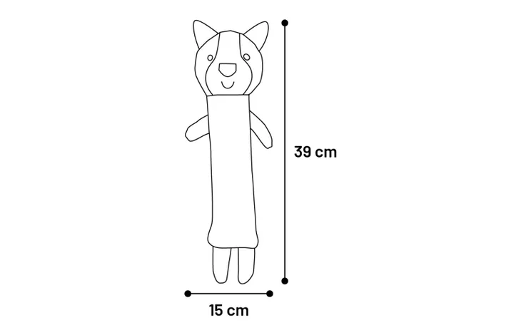Παιχνίδι σκύλου FLAMINGO Jiji Fox blue - Image 3