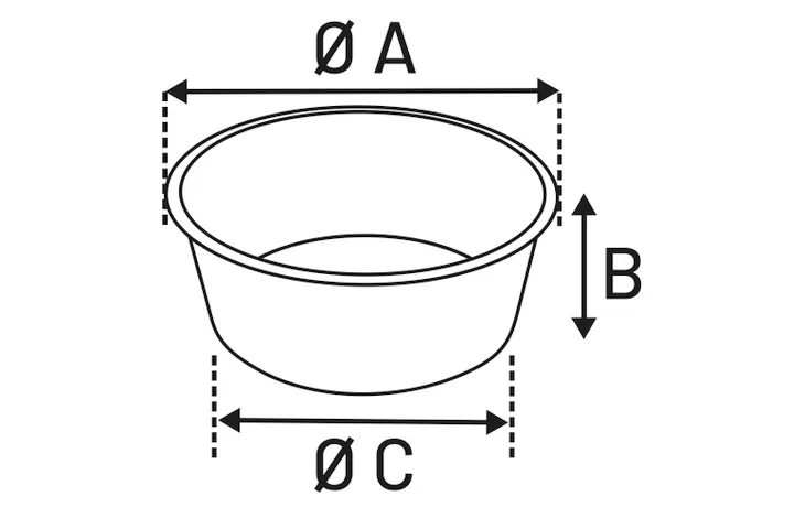 Πτυσσόμενο μπολ ταξιδιού FLAMINGO Silicon travel bowl Falda 500ml - Image 4